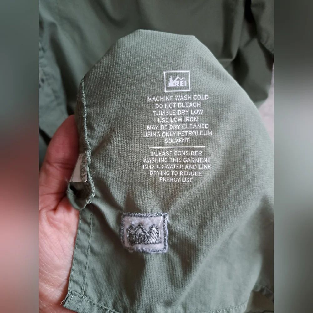 Men's REI Green Button Down Shirt - Picture 9 of 15